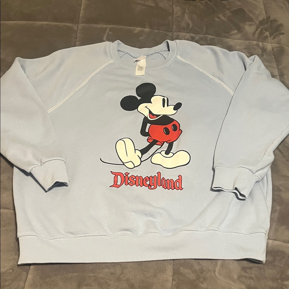 Disney Light Blue Crewneck